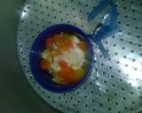 Foto langkah ke 3 dari resep Day. 65 Bubur Pepes Nila (8 month+).