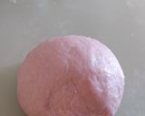 A picture of step 5 of Sweet purple potato bread loaf (using tongzhong recipe).