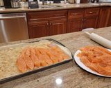 A picture of step 6 of Salmon pie.