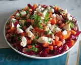 Une image de l'étape 5 de Salade composée aux betteraves.
