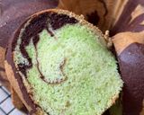 Foto langkah ke 9 dari resep Bolu Pandan Coklat Minyak Goreng.