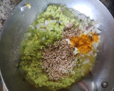 A picture of step 2 of Moong dal appe.