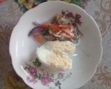 A picture of step 4 of Poached Egg. #4weekschallenge#authormarathon.