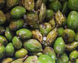 A picture of step 2 of Vadumanga (mango pickle).