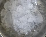 A picture of step 1 of Double Chocolate slush.