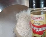 A picture of step 4 of Tikka Pizza (without cheese+without yeast).