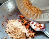 A picture of step 4 of Masala oats.