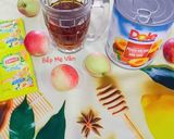 Hình bước làm 1 của món Trà đào