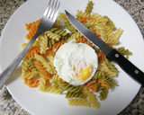 Foto del paso 4 de la receta: Huevo especial con pasta 😋😋😋