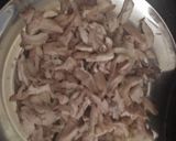 A picture of step 2 of Italian penne with Indo-Chinese  twist.