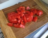 Une image de l'étape 4 de Soupe mixée poivrons, carottes et tomates au bouillon de crevettes.