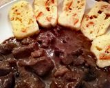 Vörösboros őzragu, vargányával recept fázis 4 fotója