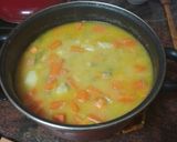 Foto del paso 2 de la receta: Crema de calabaza y batata con snack de garbanzos fritos
