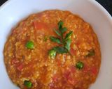 A picture of step 3 of Masala Oats.