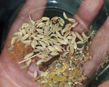 A picture of step 1 of Masala doodh pati.
