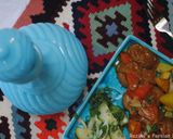 A picture of step 20 of Persian lamb kidneys with tomato sauce.