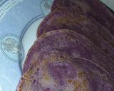 A picture of step 3 of Purple pancakes #4weekschallenge #charityrecipe.