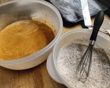 A picture of step 2 of Classic Pumpkin Roll.