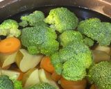 صورة لخطوة 1 من وصفة دجاج بالكريمه والفطر وخضار 🥦🍗