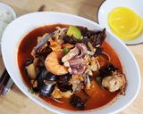 Foto langkah ke 9 dari resep Jjampong, Sup kuah seafood Korea. Pedes, gampang dan seger.