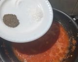 A picture of step 4 of Tomato Macaroni Soup.