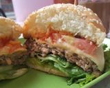 Foto langkah ke 5 dari resep Burger sehat sederhana.