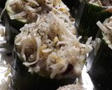 Foto del paso 4 de la receta Nidos de calabacín relleno de atún y queso azul