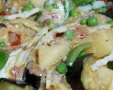 A picture of step 6 of Mix Veggie masala.
