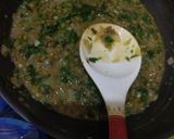 A picture of step 4 of Spinach green gram pasta.