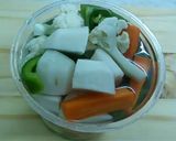 A picture of step 4 of Lebanese Pickle.