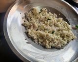 A picture of step 1 of Paneer stuffed rice flour paratha.