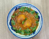 A picture of step 11 of RAJMA CURRY with EGGS.