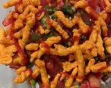 A picture of step 5 of Kurkuray ki chatpati chaat.