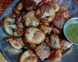 कुट्टू के आटे की पकौड़ी (kuttu ke atte ki pakodi recipe in Hindi) रेसिपी चरण 3 फोटो