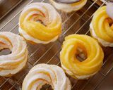 A picture of step 12 of How To Make CRULLERS (Homemade Choux Pastry Donuts, Deep Fried Donuts).