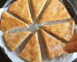 A picture of step 8 of Cinnamon Scones.