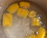 A picture of step 1 of Plantain custard.
