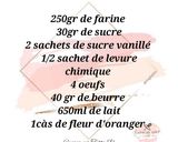 Une image de l'étape 2 de Ma recette de crêpes à la fleur d'oranger.
