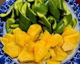 Hình bước làm 1 của món Cà pháo mắm nêm
