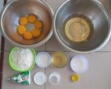 Foto langkah ke 1 dari resep Chiffon Cake Pandan.