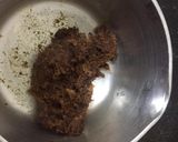 A picture of step 1 of Dates makhana dry fruit rolls.
