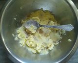 A picture of step 1 of Aloor chop.