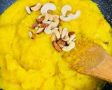 A picture of step 4 of Caramelized Pineapple Suji Halwa.