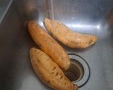 Foto langkah ke 2 dari resep Ubi Panggang Cilembu (teksturnya lembut, dan manisnya alami kayak madu).