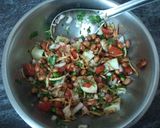 A picture of step 3 of Bhel Puri.