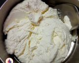 A picture of step 1 of Cheese Spread with Hung Curd.