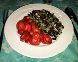 Foto del paso 4 de la receta: Ensalada de porotos con tomate