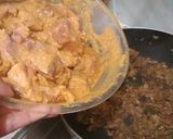 A picture of step 4 of Mutton Ghee Roast.
