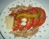 Foto del paso 6 de la receta: Ensalada de melva, tomate y aguasal
