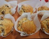 Une image de l'étape 1 de Muffins pépites de chocolat.